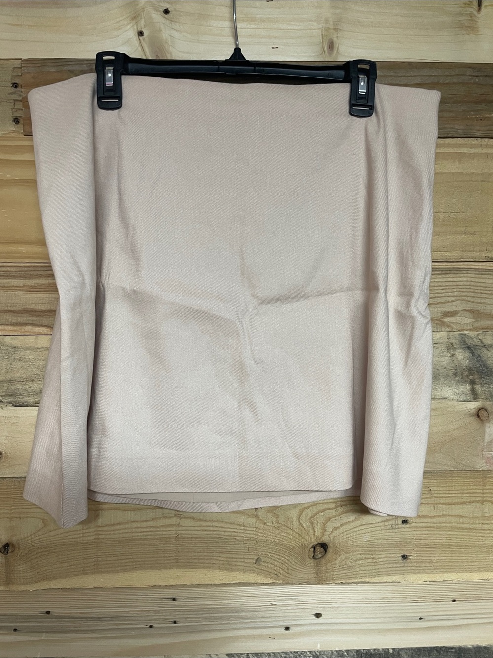Express size 16 blush colored mini pencil skirt